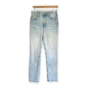 H&M Light Wash High Rise Vintage Straight Jeans
